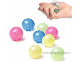 5 Pcs Luminescent Stress Relief Balls Sticky Balls Decompression Toys Balls,Stick to The Wall and Slowly Fall Off,Fun Toys for Adults and Children Non-Toxic