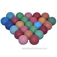 Abi Rubber Balls 1 3 8 inches Set of 25 Assorted Colors