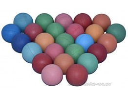 Abi Rubber Balls 1 3 8 inches Set of 25 Assorted Colors