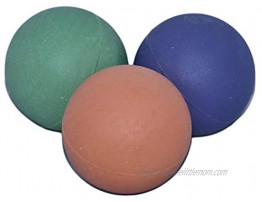 Abi Rubber Balls Set of 3 Assorted Colors 2.5 in