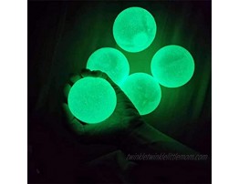 Aiwpstoin 4 8Pcs Luminescent Stress Relief Balls Ceiling Sticky Ball Glow in The Dark Decompression Toys Balls Stress Relief Toys for Kids and Adults Funny Toy for ADHD OCD Anxiety 4Pcs 70mm