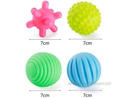 Baby Touch Hand Ball Toys Rubber Textured Hands Touch Ball Baby Sensory Toys Ball Bath Toys Hand Ball Toy6pcs