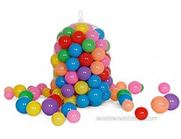 BNT 5.5cm Colorful Ball Soft Plastic Ocean Ball for Baby Kid 25 pcs