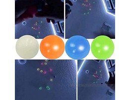 Ceiling Sticky Balls Decompress Stress Relief Balls Squishy Glow Stress Relief Toys Stick to The Wall and Slowly Fall Off Tear-Resistant Fun Toy for ADHD OCD Anxiety 4pcs