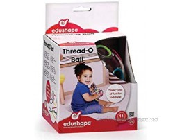 Edushape Kids Thread-O Ball Fidget Toy Fun Sensory Ball Improves Color Recognition Motor Skills & Dexterity
