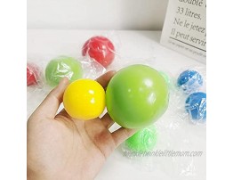 Glowing Sticky Wall Ball Luminous Decompression Stress Ball for Kids Glow in the Dark Ceiling Balls 4 pcs