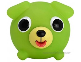 Jabber Ball Sankyo Toys Squeeze and Play Sound Ball Neon Green Dog