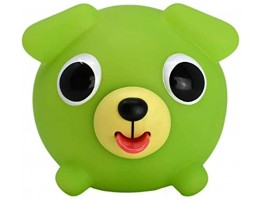 Jabber Ball Sankyo Toys Squeeze and Play Sound Ball Neon Green Dog