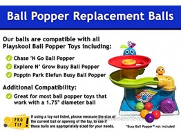 Multi-Colored Replacement Ball Set for Playskool Ball Popper Toys | Compatible with Elefun & Busy Ball Popper Toy