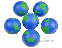 Rhode Island Novelty 2 Inch Earth Stress Balls Pack of 24