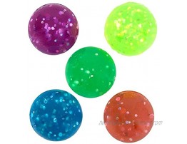 Rhode Island Novelty 27mm 1 Inch Glitter Bouncy Balls 144 Balls