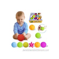Sensory Balls For Baby Textured Multi Baby Balls Gift Sets Massage Stress Relief Water Bath Toys Spikey Sensory Squeeze Ball 6 month baby toys For Kids Toddlers6 Pack