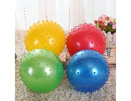 teytoy 8.6 Inch 5 Pack Sensory Balls with Pump Inflatable Knobby Balls Bouncy Spicky Massage Balls for Toddlers Sports Playground Soft Tactile Indoor Outdoor Toss Roll Entertained Balls Backyard Games