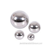 TickiT 9322 Sensory Reflective Balls Set of 4 Mirrored Spheres for Babies and Toddlers Stainless Steel Sensory Balls for Reflections and Color For Stylish Nurseries and Bedrooms