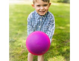 Yummoo Nonslip Rainbow Ball,8.5 Inch Rainbow Playground Ball for Kids Soft PVC Bouncy Kick Ball for Backyard Park and Beach Outdoor