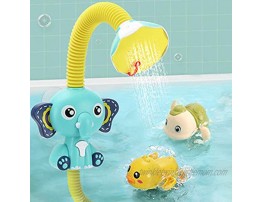 BETTINA Cute Elephant Bath Toy Electric Automatic Water Pump with Hand Shower Sprinkler-Bath Toys Bathtub Toys for Toddlers Babies Kids 3 4 5 Year Old Girls Boys Gifts