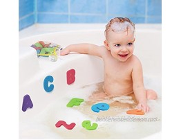 Click N' Play Bath Foam Letters & Numbers with Mesh Bath Toys Organizer 36 Count