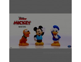 Disney Junior Mickey Mouse Bath Toy Set Includes Mickey Mouse Donald Duck and Pluto Water Toys Exclusive by Just Play