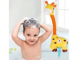 flashbluer Baby Bath Shower Head Toy Cute Giraffe Baby Shower Bathtub Water Sprinkler Bath Time Toys for Infants Newborn Toddlers Boys Girls Gifts