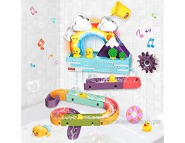 HOLYFUN Baby Bath Toy Interactive Light Up & Musical Bathtub Toys for Toddlers Floating Squirting Toys for Boys and Girls