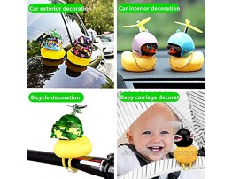 MuYuDaDi MYDD Lights Christmas Duck Cart Duck Cool Companion Toy Squeaky Glasses Duck Stars and Stripes + Little Yellow Duck