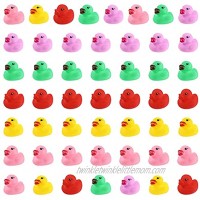 N\C Rubber Duck ，Baby Bath Toy for Kids Assorted Colors Duck Toy Let Babies Fall in Love with Different Colors and Discover The Wonderful World50PCS