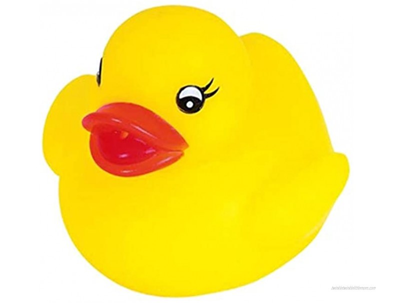 Novelty Place [Float & Squeak Rubber Duck Ducky Baby Bath Toy for Kids 24 Pcs