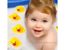 SPADORIVE Rubber Ducky Baby Bulk Bath Toy Shower Birthday Party Favors Gift Set of 50