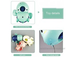 TOHIBEE Bath Toys Bathtub Toys for 1 2 3 Year Old Boy Girl Cute Swimming Turtle Bath Toys for Toddlers 1-3 Gift for 1 Year Old Boy Girl 3pcs Set.