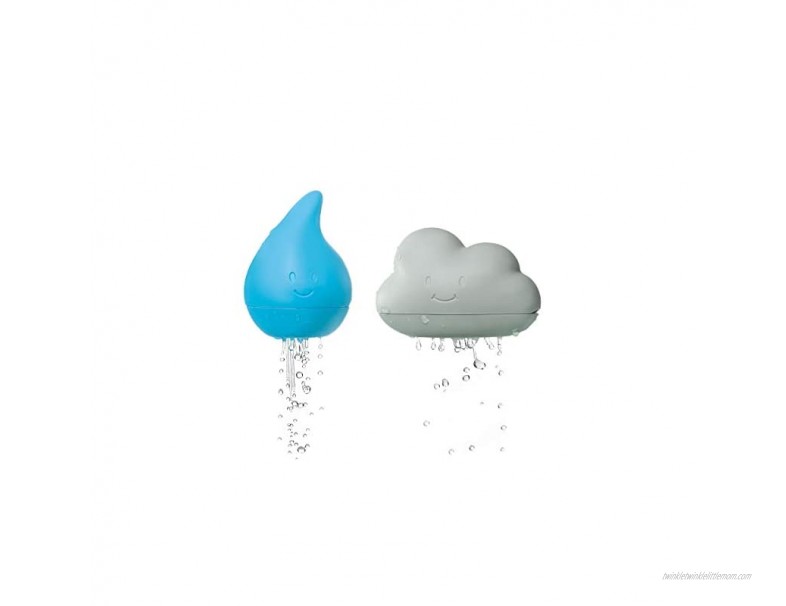 Ubbi Cloud and Droplet Silicone Mold Free Bath Toys for Toddlers and Baby