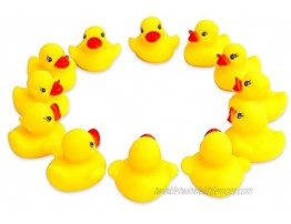 YsesoAi 70 Pack Mini Rubber Ducky Baby Bath Toy Shower Birthday Party Favors Kids Gifts