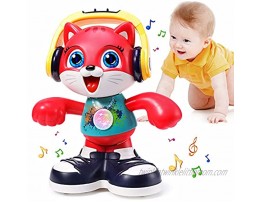 Baby Toy 12-18 Months Dancing & Musical Cat Toy for 1 2 3 Year Old Boy Girl Baby Light Up Singing Recording Toy Repeat What You Say Interactive Gift Toy for Kids Early Educational Toy for Toddlers
