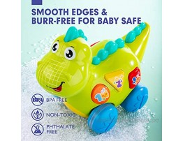 Baby Toys 12-18 Months Musical Dinosaur Learning Baby Toys 6 to 12 Months Lights Music Toys for 1 Year Old Boy Girls Toddler Toys Crawling Cognitive Learning Developmental Toys