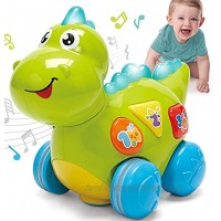 Baby Toys 12-18 Months Musical Dinosaur Learning Baby Toys 6 to 12 Months Lights Music Toys for 1 Year Old Boy Girls Toddler Toys Crawling Cognitive Learning Developmental Toys