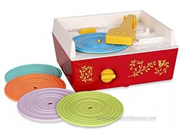 Basic Fun Fisher Price Classic Toys Retro Music Box Record Player Great Pre-School Gift for Girls and Boys 01697