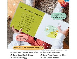 Cali's Books Count with Nursery Rhymes Musical Book for Babies and Toddlers. Educational Toy for Toddlers 1-3 and 2-4. Interactive Book with Counting and Numbers Songs. Award Winner Toy
