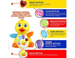 Fantastic Zone Light Up Dancing and Singing Musical Duck Toy Infant Baby and Toddler Musical and Educational Toy for Girls and Boys Kids or Toddlers