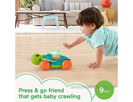 Fisher-Price Linkimals Sit-to-Crawl Sea Turtle Light-up Musical Crawling Toy for Baby