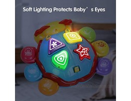 INTMEDIC Baby Musical Toy English & Spanish Toddler Learning Toys with Light Sound Music Electronic Educational Interactive Toy Gift for 12 Months 1 2 3 Year Olds Baby Boys Girls Kids