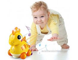 JOYIN Musical Dinosaur Toy with Sounds and Lights for Infants Babies & Toddlers Interactive Learning Development