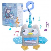 Lupantte Owl Baby Gym Toy Baby Musical Plush Toy Baby Hanging Rattles Sensory Toy Early Development Crib Car Seat Stroller Toys for 0 3 6 9 12 Months Babies Toddlers and Infants Gifts