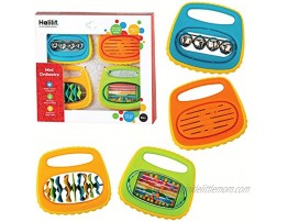 Musical Instrument Toys For Children 4 Piece Mini Orchestra Allows Kids To Create Fun Sounding Music Tropical Colors To Engage All Senses And Develop Skills While Having Fun!