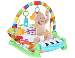 N C Baby Gym Play mats,Large Baby Game Pad Music Pedal Piano Fitness Rack Baby Activity Mat
