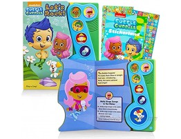 Nickelodeon Bubble Guppies Sound Book Bubble Guppies Music Book Bubble Guppies Activity Book with Bubble 275+ Guppies Stickers Bubble Guppies Educational Toys