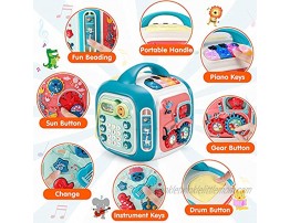OCATO Baby Toys 12-18 Months Baby Activity Cube Infant Toys Gifts for 1 2 3 Year Old Boys Girls Kids Toddlers Learning Educational Toys All in One Baby Musical Toys for Toddlers 1-3 Birthday Gifts