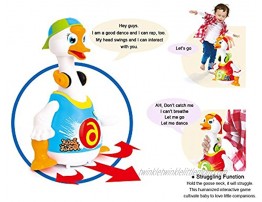 Woby Baby Musical Toy Dancing Singing Talking Walking Hip Hop Swing Goose Cool Educational Toy Gift for 1 2 3 Year Toddlers Kids Boys Girls