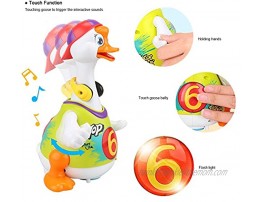 Woby Baby Musical Toy Dancing Singing Talking Walking Hip Hop Swing Goose Cool Educational Toy Gift for 1 2 3 Year Toddlers Kids Boys Girls