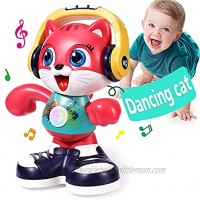 Yunaking Baby Toys 12-18 Months Dancing Cat Toddlers Toys for 1 Year Old Boys Girls with Music & Recording Kids Interactive Early Learning Educational Toys for 1 2 3 Year Old Boys Girls Gift