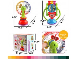 Baby Rattle Toys Rattles Infants Set Newborn Gift Set for 3 6 9 12 Months Babies Babies Rattles With Suction Cup Grab Shaker and Spin Baby Toys for Babies Girls & Boys Baby rattles toy