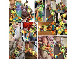 FOREAST Kids Handbells Rattles Toy Baby Soft Plush Toys Developmental Infant Birthday Present … Yellow